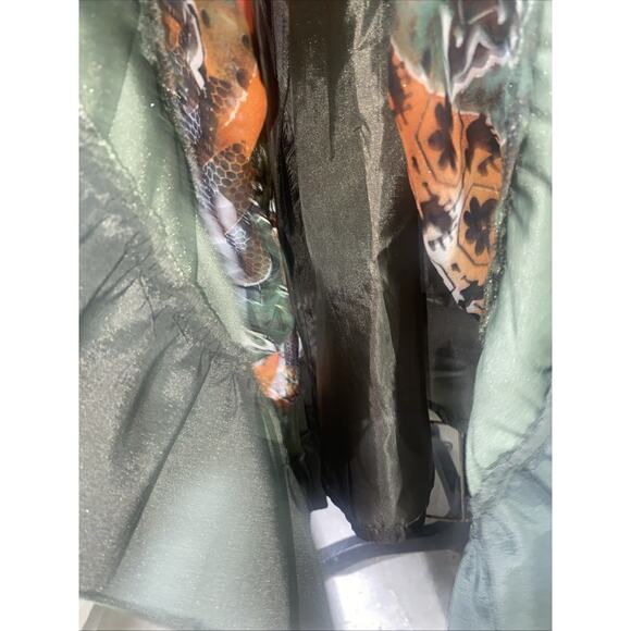 Y2K Baranda Women’s Size 28” Peasant Skirt Tiered Velvet Ruffle Lace Boho Maxi - Picture 5 of 9